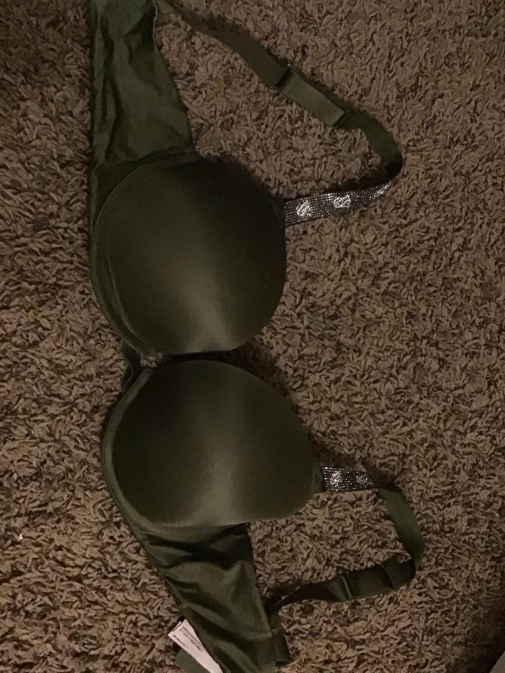 Victoria's Secret Olive Green Padded Underwire Bra